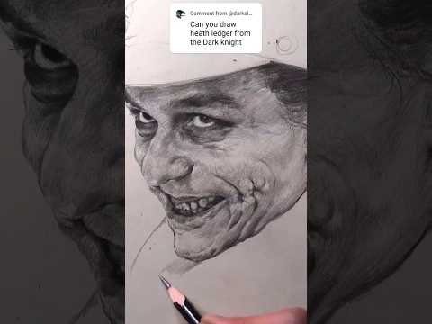 Drawing Heath Ledger Starting  From the Skull #anatomy #drawing #art