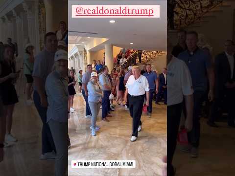 National Doral Miami #trump2024 #trump #president #miami #maga #donaldtrump #whitehouse #livgolf