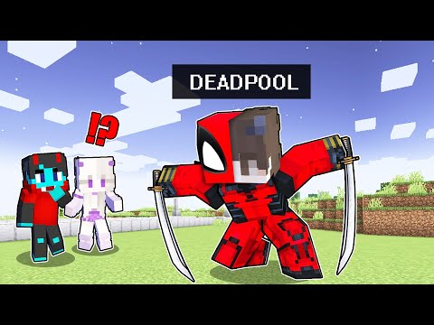 PLAYING as DEADPOOL in MINECRAFT!