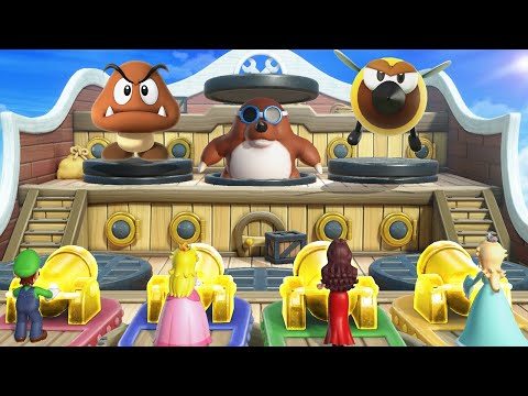 Super Mario Party Jamboree Minigames - Luigi Vs Peach Vs Pauline Vs Rosalina (Master Difficulty)