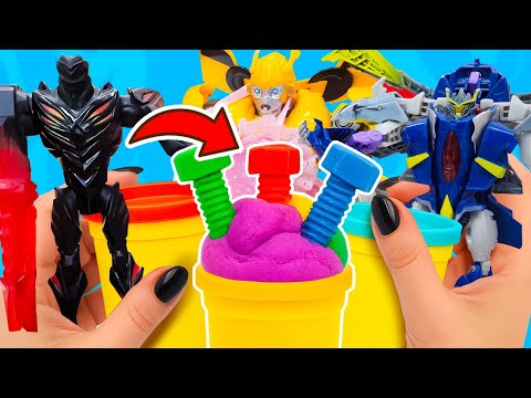 Bumblebee'nin Kafesinde Robotların Dondurma Keyfi! 🤖🍦 Yemek yapma oyunları.