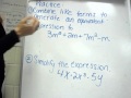 Generating Equivalent Expressions and Combining Like Terms