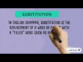 Substitution and Ellipsis in Sentences