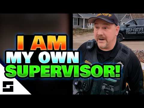 Cop Attacks Man For Speaking