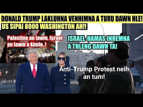 President thar lakluhna an veng turu dawn-Sipai 8000 DC ah! Israel-Hamas inremna ah lawm a kimlo!