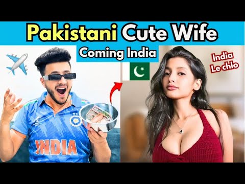 OMEGLE - Pakistani Wife Coming India - Pakistan Roast Video - India Vs Pakistan - Omegle India