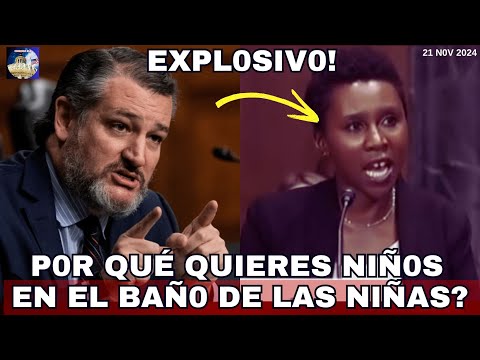 🔴SENADOR TED CRUZ ESTALLA y EXPONE a ACTIVISTA TR4NS en el SENADO🔥