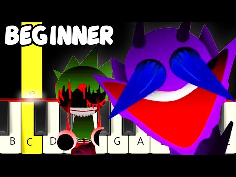 Sprunki Phase 5 Tunes (Incredibox) - Piano Tutorial Beginner