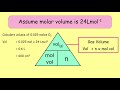 Molar Volume and Gas Calculations