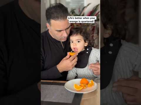 Who loves quartered oranges like I do?#baby