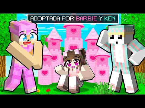 Me ADOPTAN BARBIE y KEN en Minecraft 🩷 | LinGames Roleplay