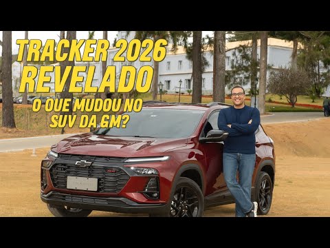 NOVO TRACKER 2026 REVELADO! Mudanças ao vivo no SUV mais vendido da GM