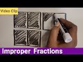 Understanding Improper Fractions and Rectangles
