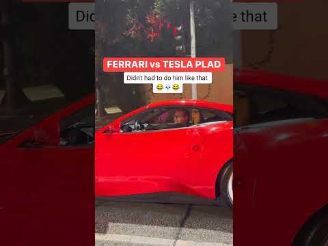 Ferrari vs Tesla Plaid #automobile #car #fun #performance #racing #comedy #funny #fail #meme #tesla