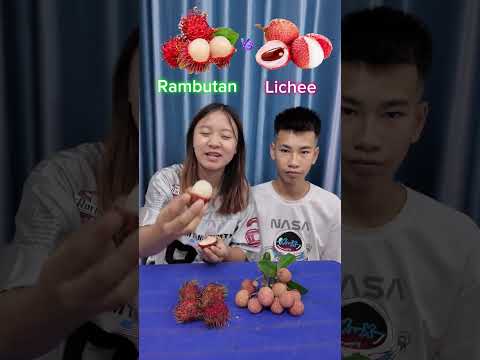 Rambutan VS Lichee #shorts