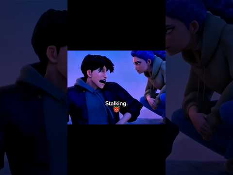 SHE'S WATCHING HIM 💀 Kpop Demon Hunters funny edit #funny #foryou #shorts #youtubeshorts #fypシ