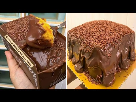 Tips for Making Satisfying Chocolate Cake 🍫 Very Creative And Delicious Chocolate Cake