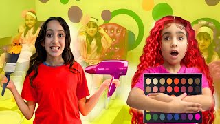 تركت المدرسه وقررت تشتغل 😨😨جوجو ميك اب فاشله ❤️‍🩹😰الجزء الاول ١