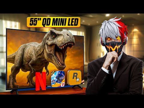 I Got TCL 55 inch Q6C Premium QD-MiniLED Google TV #factfire