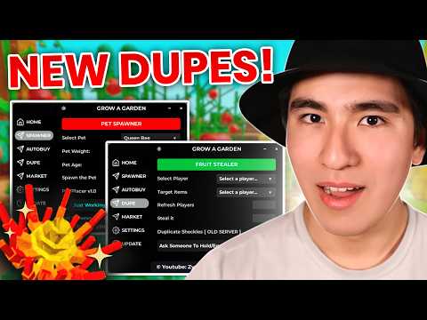 Grow A Garden Script GUI - BEST DUPES, Egg Spawner, Auto Farm Harvest! (2025)