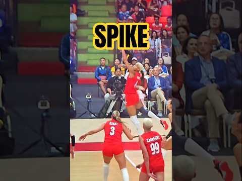 Volleyball Women Turkey Melissa Vargas Super Spike USA Block Slow Motion World Championship