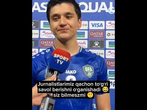 Abduqodir Husanovdan intervyu 😂 #mancity #highlights #husanov #o #uzbekistan #abbos #shorts