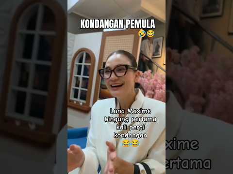 ini akibatnya kalau pengantin baru pergi kondangan ๐๐ Luna Maxime kocak #feedshorts