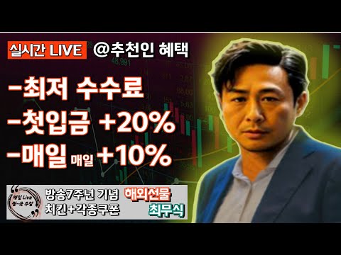 해외선물 실시간 방송 최무식 -CPI지표 발표 연준의 인플레이션 도달하나요? 9월 10일(화) #해외선물 #해외선물실시간