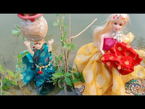 Barbie Doll All Day Routine In Indian Village/barbie ki kahani/pari and tanya ki kahani part-14