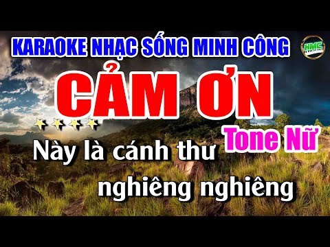 Karaoke Nhạc Sống Tone Nữ Cực Dễ Hát | Chọn Lọc Nhạc Trữ Tình BOLERO – CẢM ƠN