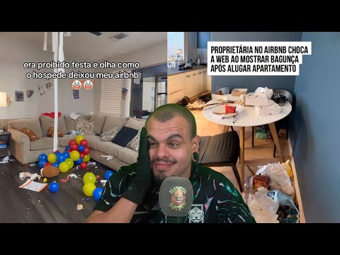 hóspedes folgados que foram banidos do airbnb