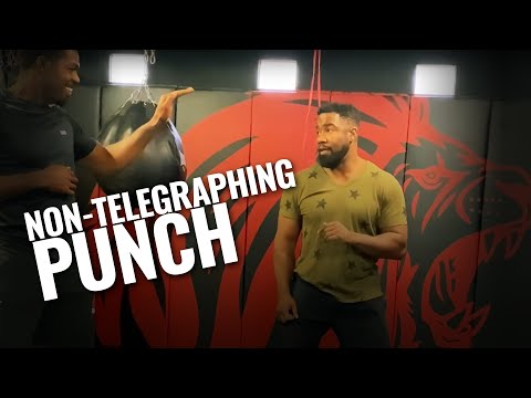 HOW TO THROW A NON TELEGRAPHING PUNCH YOU CAN'T SEE IT!