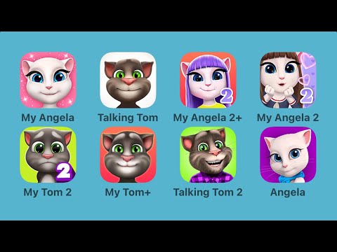 Talking Tom vs. Angela: My Talking Angela, Talking Tom, My Talking Angela 2+, My Talking Tom 2...