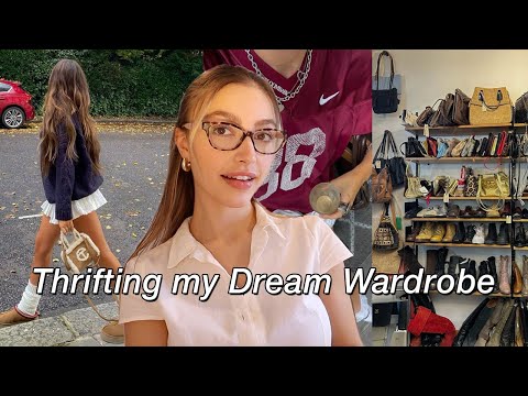 thrifting my dream wardrobe... shopping vlog + haul