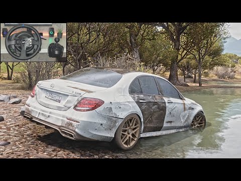 Rebuilding Brabus 800 Mercedes-AMG E63 S - Forza Horizon 5 | Steering Wheel Gameplay