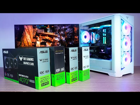 RTX 4070 vs RTX 4070 Super vs RTX 4070 Ti vs RTX 4070 Ti Super | Pruebas en juegos | Diciembre 2024