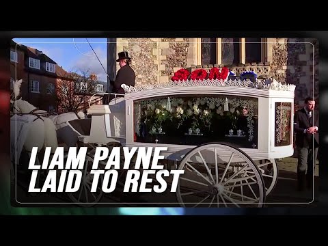 One Direction stars arrive at Liam Payne's funeral