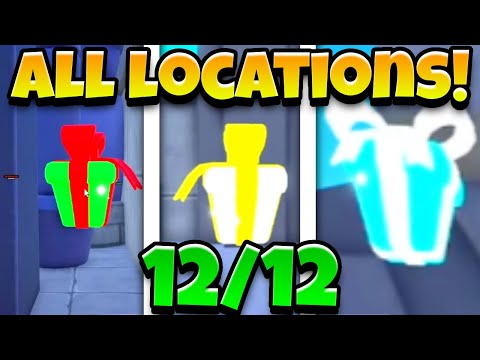 ALL 12 GIFT LOCATIONS In Roblox Toilet Tower Defense! CHRISTMAS EVENT!