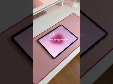 IPad customisation tips ✍🏾 #ipadpro