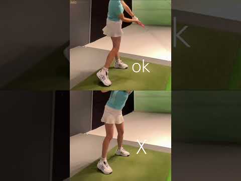 In to Out 골반쓰기#최지희프로#골프레슨#제자리스윙choisgolf