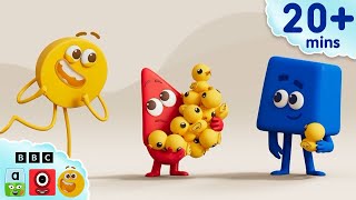 Red, Blue, and Yellow's BEST Moments! 🔴🟡🔵 | Learn Colours for Kids | @colourblocks