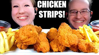ASMR Crispy Chicken Strips Mukbang 🍗 Eating Sounds