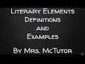 Exploring Key Literary Elements