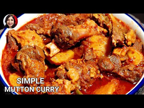 SIMPLE MUTTON CURRY | MUTTON CURRY FOR BEGINNERS | EASY MUTTON CURRY IN COOKER | MUTTON RECIPE