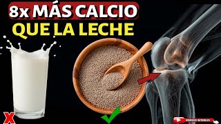 🦴 ¡DESPUÉS DE LOS 50! Estos 6 ALIMENTOS FORTALECEN TUS HUESOS (Según Osteólogos)