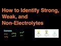 Electrolytes and Electrical Conductivity