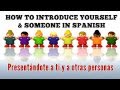 Introductions in Spanish