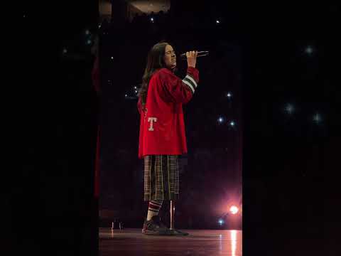 Billie Eilish performing “I’m In The Mood For Love” in Philadelphia