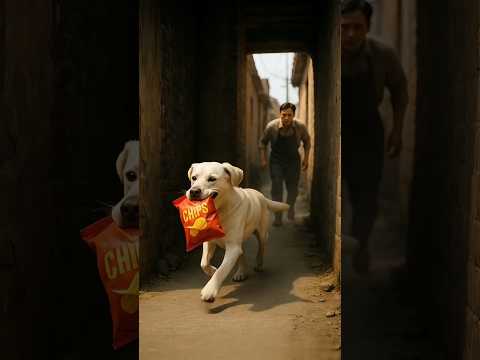 Stealing Food for Love: A Loyal Dog’s Journey from Shop Chase to a Grandma’s Passage to Heaven