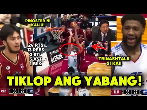 MAMAW! Kai Sotto DOUBLE2 MACHINE! SINIGAWAN ni COACH ang REFEREE! Tinambakan ang NAGOYA! Pang NBA NA